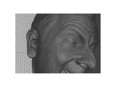 Fridge Magnets Mr Bean Head 3D print model