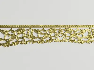 Curtain  accessories CNC model 3D model 03 3D model