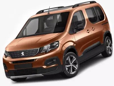 Peugeot Rifter 2019 3D model