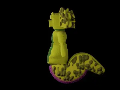 Alien Slug  Free 3D model