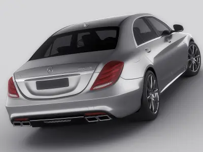 Mercedes S63 AMG MY2014 3D model