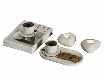kitchen accessories 01 3D model