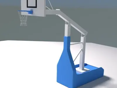 Basketball Hoop 3D model 3D model