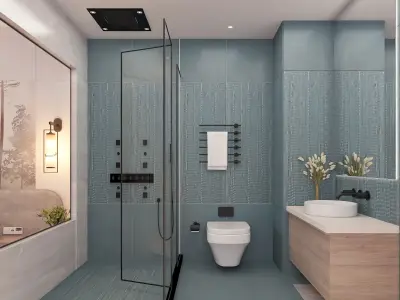 Hotel Suite Room or Bedroom 3D model