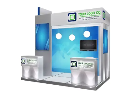 Booth Exhibition Stand a530a 3D model