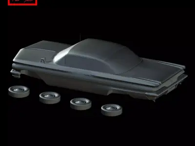 Pontiac Catalina 1960 3D print model