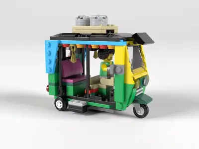 Lego Tuk Tuk 3D model