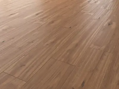 Wood floor Oak Molasses Brushed 3D model