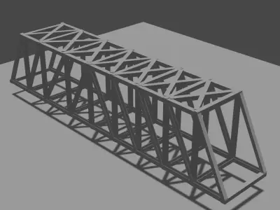 HOWARD TRUSS BRIDGE 3D model
