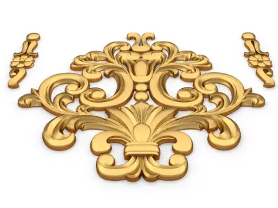 carved classic decorative ornament cnc 3d printing stl 45 3D print model