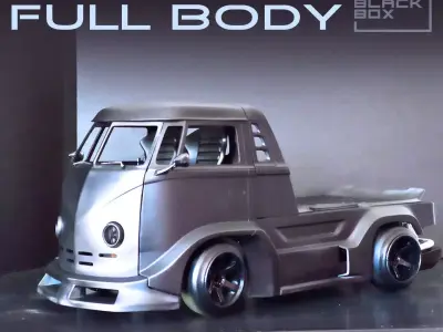 WPL D12 RC FULLBODY  by BLACKBOX 3D print model