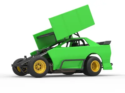 New Zealand Modified Stock car Version 2 Scale 1 to 25 3D print model