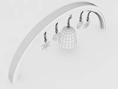Christmas Gates F4b 3D model
