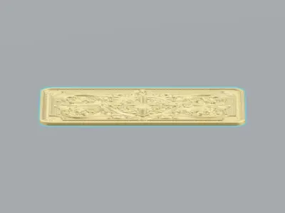 Ornament for Decor and Engraving  3D print model