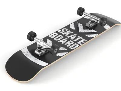 Skateboard two skateboards 3D model