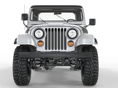 1985 Jeep CJ8 Scrambler 3D model