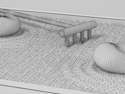 Table Zen Garden 3D model