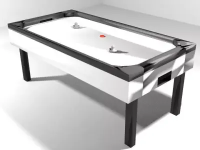 Arcade Game - Ice Hockey Table 3D model