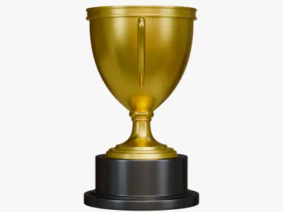 Trophy cup 3D model 42