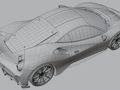 Ferrari 488 Pista 3D model