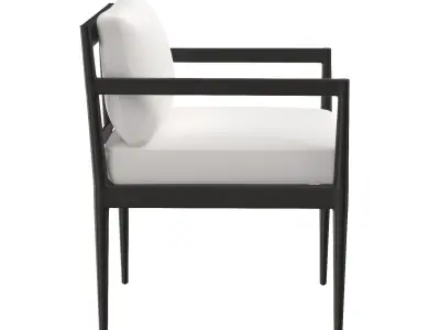 Laurel Dining Armchair 3D model