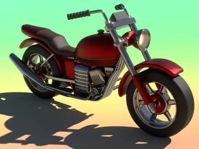 Motorcycle 3D model from CGTrader - Subdivision ready