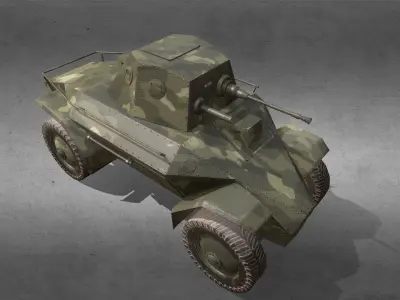 39M Csaba Low-poly 3D model