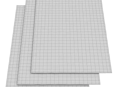 Brook rug 3D model