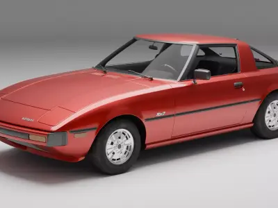 Mazda RX-7 MK1 1978 3D model