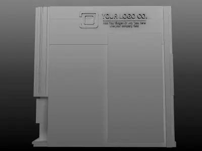 Booth Exhibition Stand a490a 3D model