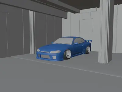 Clean Garage 3D Model 3D model