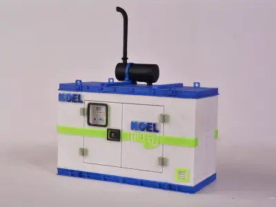3D Printed Diesel Generator Miniature 3D print model