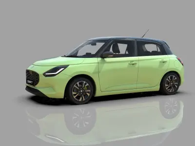 Suzuki Swift 2024 HQ interior 3D model