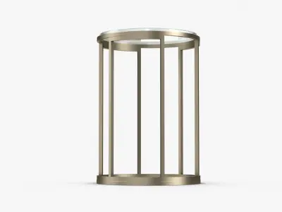 Baker No 7858 Martini Table Low-poly 3D model