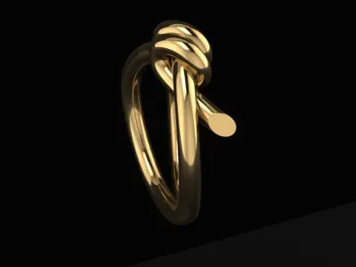 Tiffany Ring 3D print model 5
