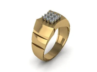 men ring new desing 3D print model