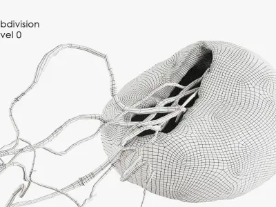 Decorative vase THREE by Tala Vovk 3D model