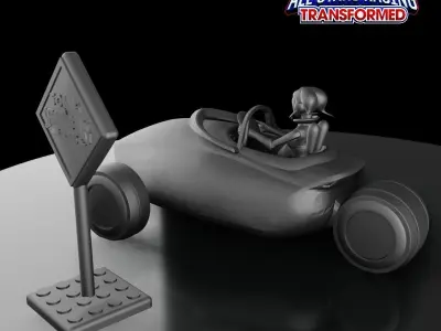 ULALA - SPACE CHANNEL 5 - SONIC and ALL-STARS RACING TRANSFORMED 3D print model
