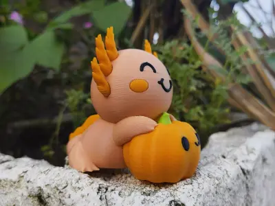 Halloween Special - Axolotl 3D print model