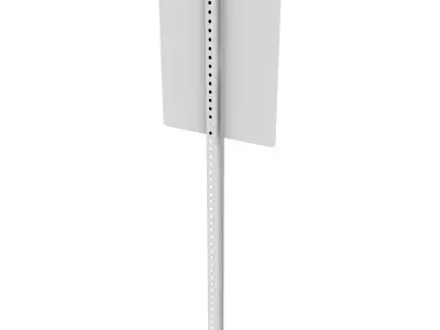 American Speed Limit Sign 3D model