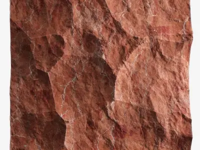 494-RockPanel sandstone wall texture 3D model
