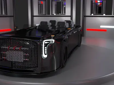 Concept Car 3D model by Round-Square from CGTrader