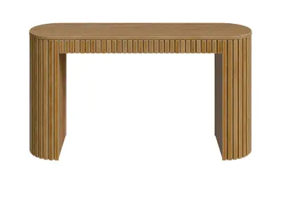 Console Table With Drawer And Unique Vertical Stripe Design Low-poly 3D model