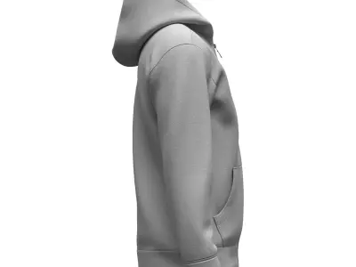 Hoodie mens sweatshirt Clo3d Marvelous Designer 3D model