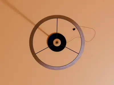 Floor Lamp Low-poly 3D model