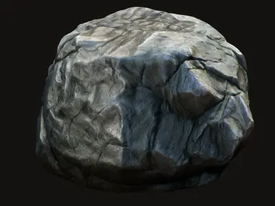 Rock Stone 9 Free low-poly 3D model