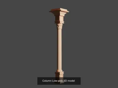 PACK PILLAR -COLUMN 3D MODELS  3D Model Collection