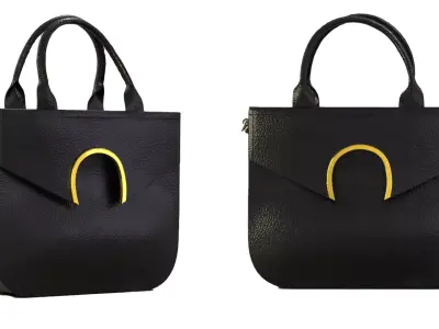 casual bag Low-poly 3D model