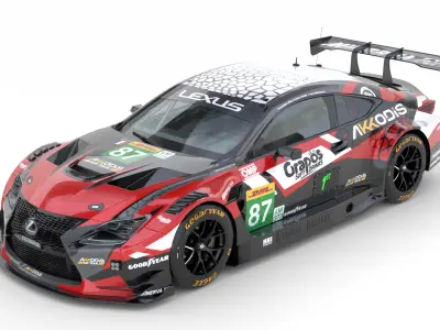 Lexus RCF LMGT3 2025 WEC 3D model