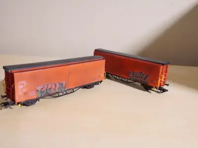 Pre supported H0 1-87 scale Hbis-tt 293 freight car 3D print model